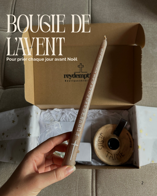 Bougie + bougeoir